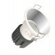 Downlight LED 15W circulair chroom CRI+92 UGR13