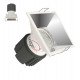 Inbouwdownlight LED 15W vierkant chroom CRI+92 UGR13