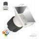Inbouwdownlight LED 15W vierkant chroom CRI+92 UGR13