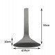 Hanglamp beton DARK industrial E14, verstelbare hoogte