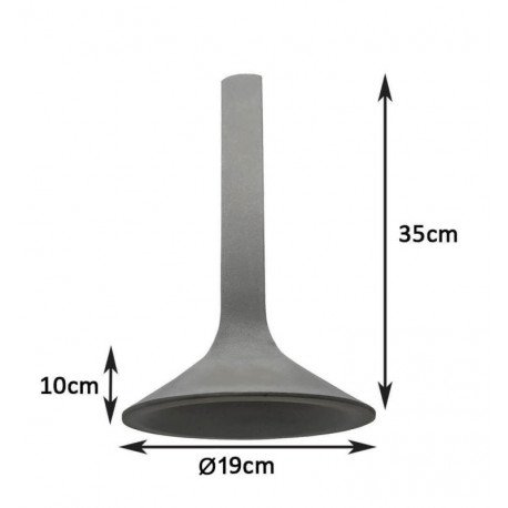 Hanglamp beton DARK industrial E14, verstelbare hoogte