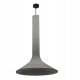 Hanglamp beton DARK industrial E14, verstelbare hoogte