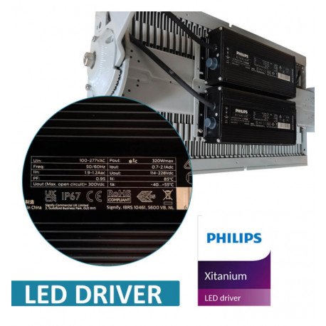 led-schijnwerper 600W CORE MAX voor buiten met Philips Xitanium driver