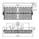 led-schijnwerper 600W CORE MAX voor buiten met Philips Xitanium driver