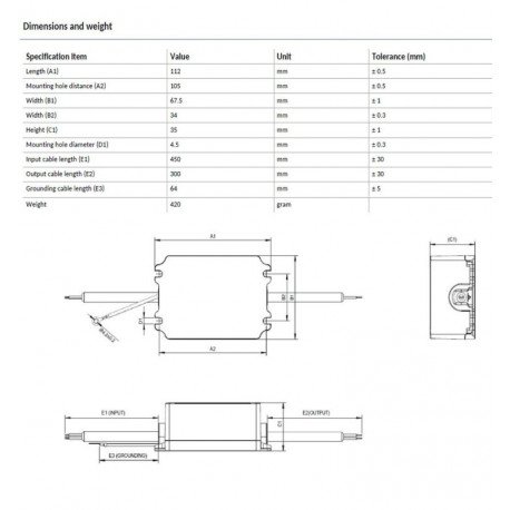 Driver LED programmeerbaar Philips Xitanium Essential 65W