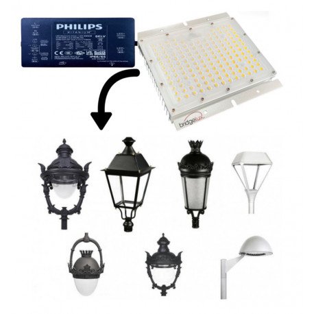 Módulo LED 65W programable para farolas alta luminosidad
