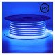 LED neonstrip 24V 8W/m flexibel blauw, op rol 50 m