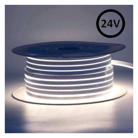 Led-neon flexibele strip 24V 8W/m voor decoratie, rol 50m