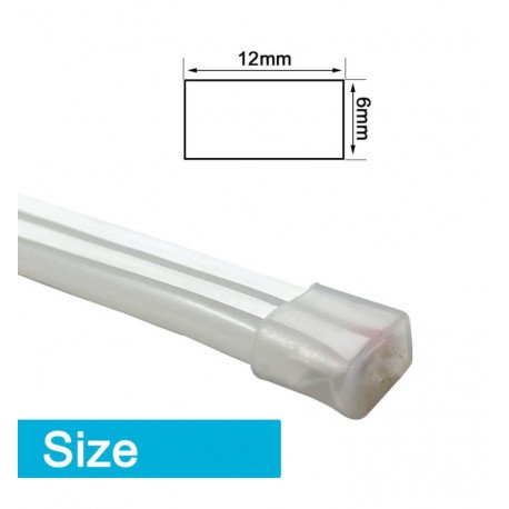 Tira de Neón LED Flexible 24V 8W/m para decoración rosa