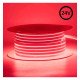 LED-neon flexibele strip 24V 8W/m rood voor decoratie