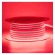 LED-neon flexibele strip 24V 8W/m rood voor decoratie