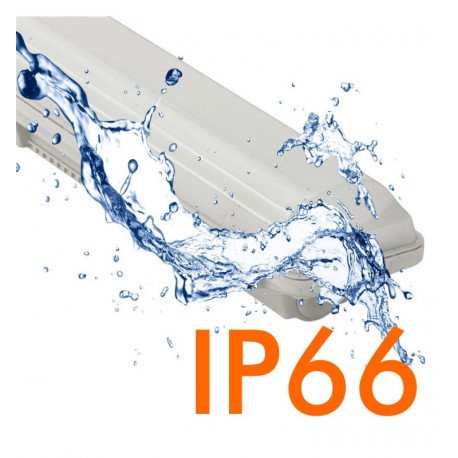 Regleta Estanca LED 120cm potencia seleccionable 20-35W IP66