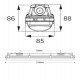 Led Armatuur waterdicht 120 cm selecteerbaar vermogen 20-35 W IP66