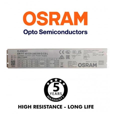 LED Armatuur waterdicht  150cm OSRAM driver instelbaar 25-44W