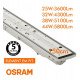 LED Armatuur waterdicht  150cm OSRAM driver instelbaar 25-44W