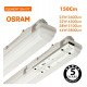 LED Armatuur waterdicht  150cm OSRAM driver instelbaar 25-44W