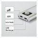 Sensor LED recargable USB 40cm con arco y movimiento