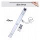 Sensor LED recargable USB 40cm con arco y movimiento