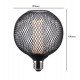 ledlamp 4W E27 G125 dimbaar modern metal zwart