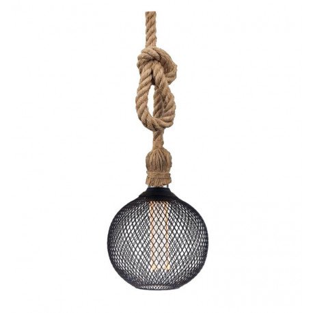ledlamp 4W E27 G125 dimbaar modern metal zwart