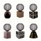 ledlamp 4W E27 G125 dimbaar modern metal zwart