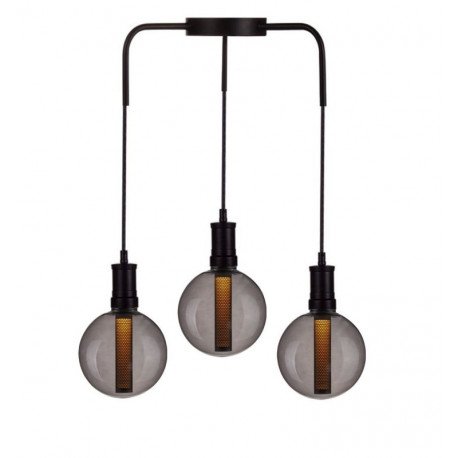 Bombilla LED E27 G125 4W cristal humo suave para decoración