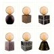 Ledlamp amber 4W E27 G125 dimbaar (TRIAC) voor decoratie