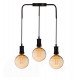 Ledlamp amber 4W E27 G125 dimbaar (TRIAC) voor decoratie