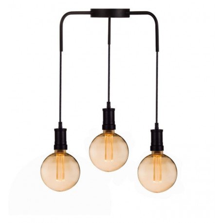 Ledlamp amber 4W E27 G125 dimbaar (TRIAC) voor decoratie