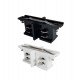 Rechte I-connector voor driefase rail