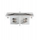 Rechte I-connector voor driefase rail