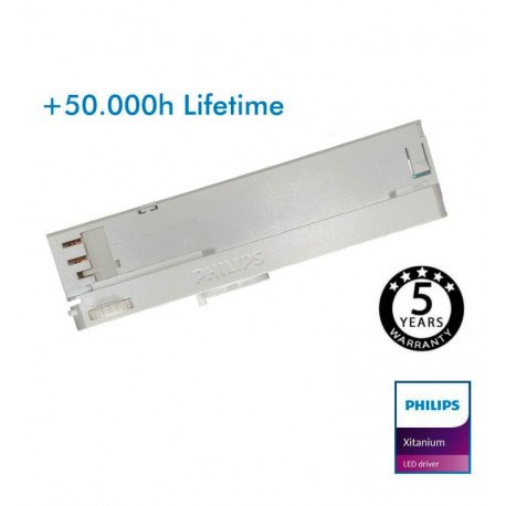 Driver led Philips Xitanium voor 3-fase rail 36-42W 40V 5 jaar