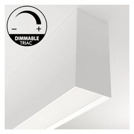 Wandlamp led lineair OULU wit IP54 voor wand