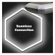 LED Strip Armatuur 40W lineair 120 cm OSRAM chip voor decoratieve plafonds