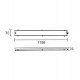 LED Strip Armatuur 40W lineair 120 cm OSRAM chip voor decoratieve plafonds