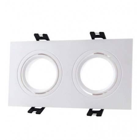 LED Downlight Double Adjustable GU10 White (Indoor)