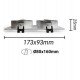 LED Downlight Double Adjustable GU10 White (Indoor)