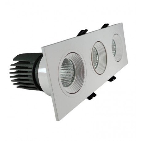 Downlight led 45W directioneel triple wit CRI+92 UGR13