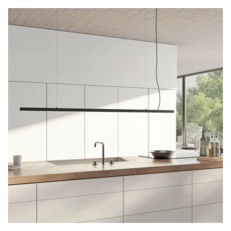 LED Linear Strip POTSDAM 72W 195cm Black UGR17 Dimmable