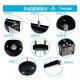 Tira LED Lineal 72W POTSDAM Negro 195cm UGR17 regulable