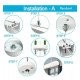 Tubo LED 72W Lineal POTSDAM UGR17 200cm regulable Triac