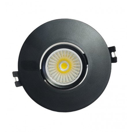 Downlight led 15W circulair draaibaar zwart CRI+92 UGR13
