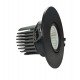 Downlight led 15W circulair draaibaar zwart CRI+92 UGR13