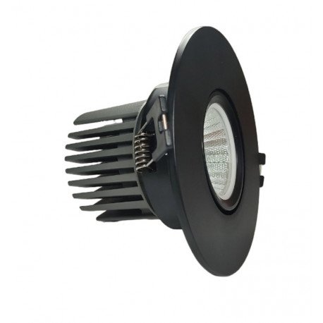 Downlight led 15W circulair draaibaar zwart CRI+92 UGR13