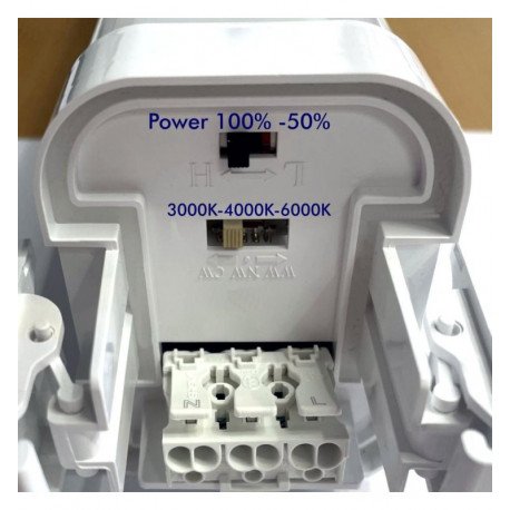 Led armatuur waterdicht 55W Samsung 3CCT 150 cm voor interieur