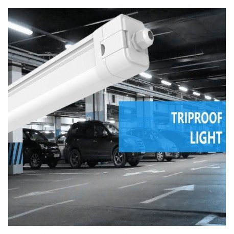 Led armatuur waterdicht 55W Samsung 3CCT 150 cm voor interieur
