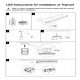 Led armatuur waterdicht 55W Samsung 3CCT 150 cm voor interieur