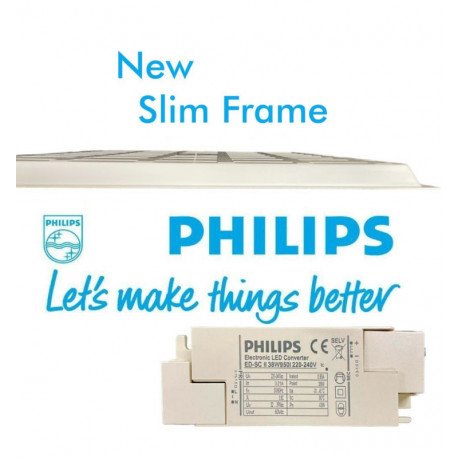 Ledpaneel 60x60 40W 4000 lm slim frame pack 10