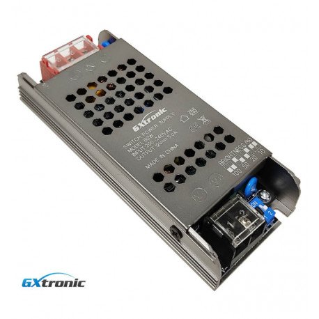 Voeding 12V 60W voor ledstrips 5A aluminium IP20