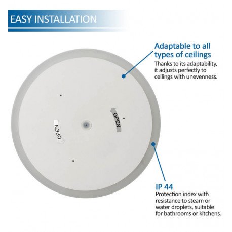 Plafondlamp LED opbouw 20W neutraal wit 4000K chip Lumileds